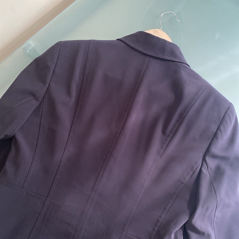 Gerry Weber Blazer Black Designer Blazer with Stretch size 8 MSRP $349 - Picture 6 of 9